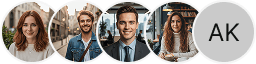 Multiple investor profile avatars on Hac Nganphu trading review block